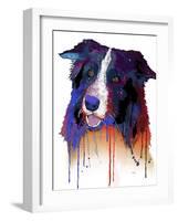 Border Collie 1-Marlene Watson-Framed Giclee Print