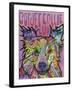 Border Collie Love 2-Dean Russo-Framed Giclee Print