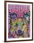 Border Collie Love 2-Dean Russo-Framed Giclee Print