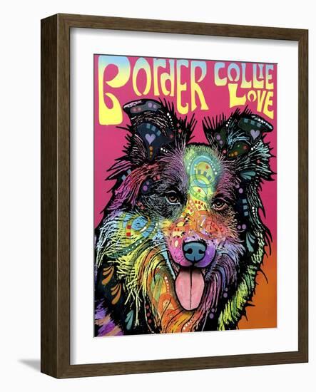 Border Collie Luv-Dean Russo-Framed Giclee Print
