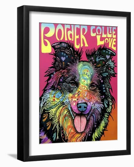 Border Collie Luv-Dean Russo-Framed Giclee Print