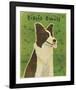 Border Collie-John W^ Golden-Framed Art Print