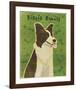 Border Collie-John W^ Golden-Framed Art Print