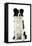 Border Collie-null-Framed Stretched Canvas