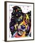 Border Collie-Dean Russo-Framed Giclee Print