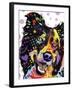 Border Collie-Dean Russo-Framed Giclee Print