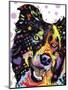 Border Collie-Dean Russo-Mounted Giclee Print