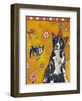 Border Collie-Jill Mayberg-Framed Giclee Print