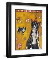 Border Collie-Jill Mayberg-Framed Giclee Print