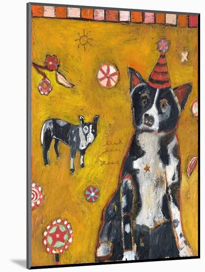 Border Collie-Jill Mayberg-Mounted Giclee Print
