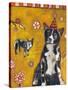 Border Collie-Jill Mayberg-Stretched Canvas