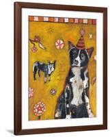 Border Collie-Jill Mayberg-Framed Giclee Print