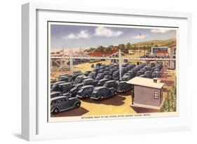 Border Crossing, Tijuana, Mexico-null-Framed Art Print