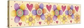 Border Happy Day-Maria Trad-Stretched Canvas