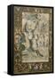 Border, Illuminated Manuscript Surrounding Drawing After Raphael's the Holy Family under the Oak-Giorgio-giulio Clovio-Framed Stretched Canvas