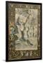 Border, Illuminated Manuscript Surrounding Drawing After Raphael's the Holy Family under the Oak-Giorgio-giulio Clovio-Framed Giclee Print