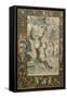 Border, Illuminated Manuscript Surrounding Drawing After Raphael's the Holy Family under the Oak-Giorgio-giulio Clovio-Framed Stretched Canvas