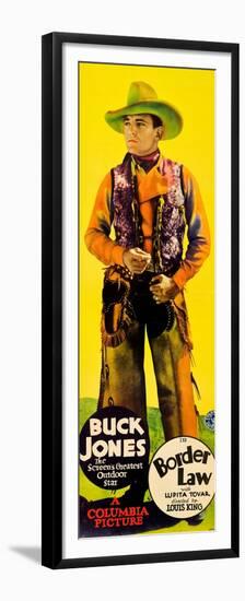 Border Law, Buck Jones, 1931-null-Framed Premium Giclee Print