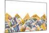 Border of Australian Fifty Dollar Notes-Robyn Mackenzie-Mounted Photographic Print