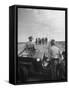 Border Patrol Waiting for Illegal Immigrants to Reach their Position-Loomis Dean-Framed Stretched Canvas