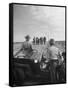 Border Patrol Waiting for Illegal Immigrants to Reach their Position-Loomis Dean-Framed Stretched Canvas