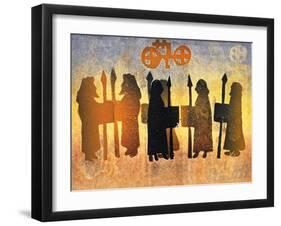 Border Picts, 2000-Gloria Wallington-Framed Giclee Print