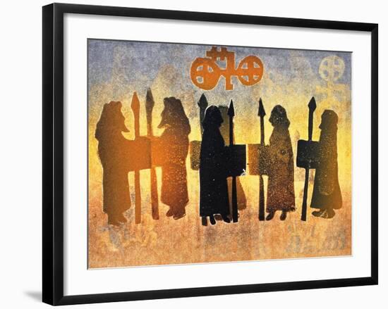 Border Picts, 2000-Gloria Wallington-Framed Giclee Print