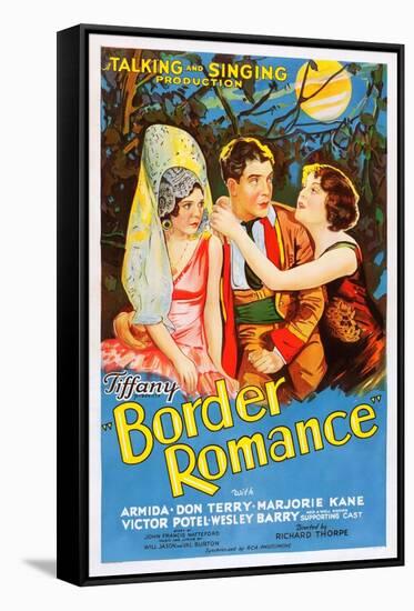 Border Romance-null-Framed Stretched Canvas