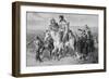 Border Ruffians from Missouri Invading Kansas, 1856 (Etching)-American-Framed Giclee Print