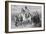 Border Ruffians from Missouri Invading Kansas, 1856 (Etching)-American-Framed Giclee Print