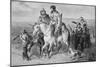 Border Ruffians from Missouri Invading Kansas, 1856 (Etching)-American-Mounted Giclee Print
