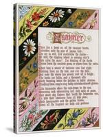 Border Showing Summer-Blanche de Montmorency Conyers Morrell-Stretched Canvas