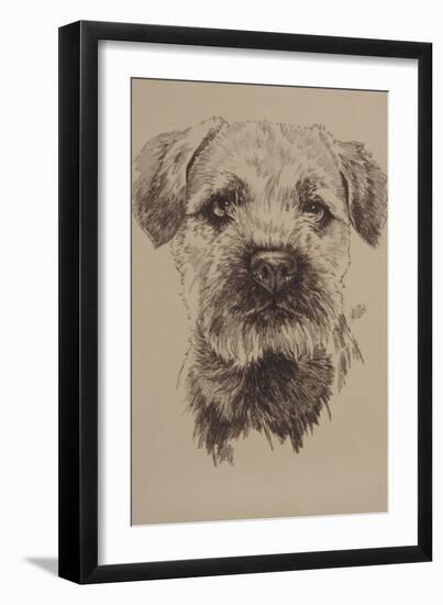 Border Terrier-Barbara Keith-Framed Giclee Print