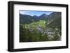 Border town Scharnitz in Tyrol-Klaus Scholz-Framed Photographic Print