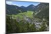 Border town Scharnitz in Tyrol-Klaus Scholz-Mounted Photographic Print