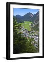 Border town Scharnitz in Tyrol-Klaus Scholz-Framed Photographic Print