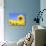 Border with Many Yellow Sunflowers-frenta-Photographic Print displayed on a wall