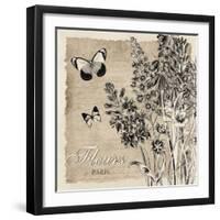 Bordered Fleurs Paris-Piper Ballantyne-Framed Art Print