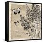 Bordered Fleurs Paris-Piper Ballantyne-Framed Stretched Canvas