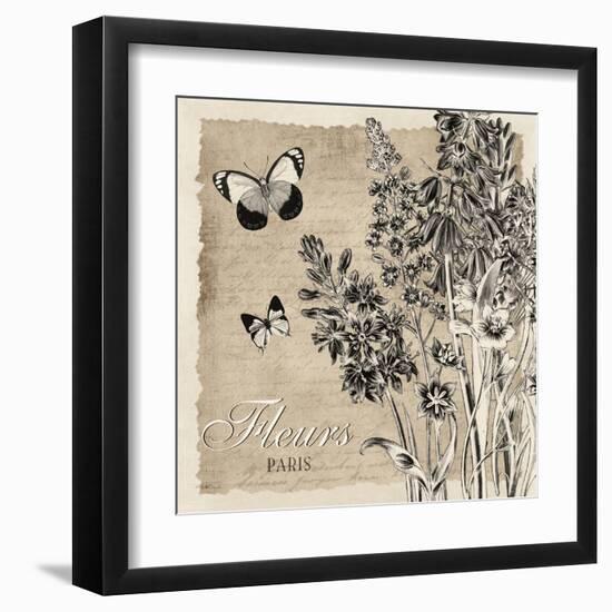 Bordered Fleurs Paris-Piper Ballantyne-Framed Art Print