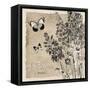 Bordered Fleurs Paris-Piper Ballantyne-Framed Stretched Canvas