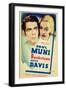 Bordertown, Paul Muni, Bette Davis, 1935-null-Framed Photo