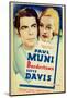 Bordertown, Paul Muni, Bette Davis, 1935-null-Mounted Photo