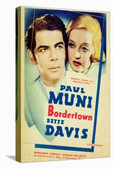 Bordertown, Paul Muni, Bette Davis, 1935-null-Stretched Canvas