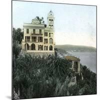 Bordighera (Italy), the Villa Garnier, Circa 1895-Leon, Levy et Fils-Mounted Photographic Print