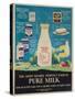 Bordon Milk Advertising Poster-null-Stretched Canvas