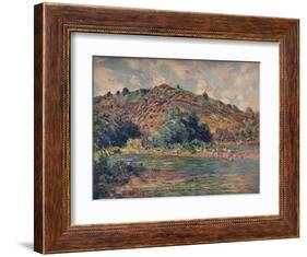 Bords De La Seine, c1860-1923, (1903)-Claude Monet-Framed Giclee Print