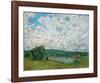 Bords de la Seine-Alfred Sisley-Framed Collectable Print