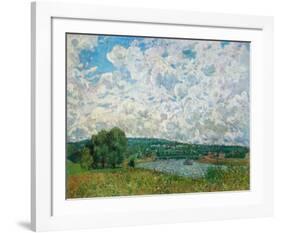 Bords de la Seine-Alfred Sisley-Framed Collectable Print