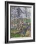 Bords De La Viosne a Osny, Temps Gris, Hiver - Peinture De Camille Pissarro(1830-1903) the Banks Of-Camille Pissarro-Framed Giclee Print